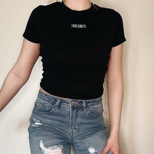 LA Hearts|PacSun short sleeve “I Give Zero F’s” Tee